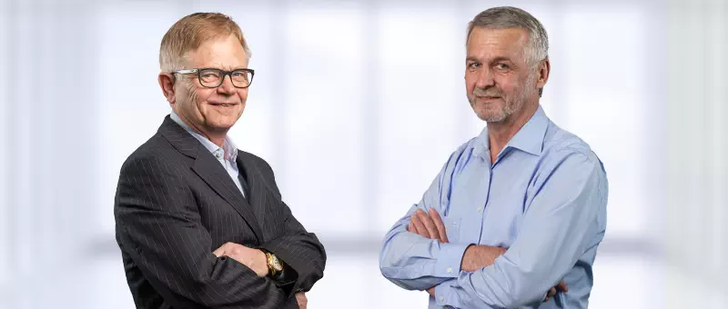 Die Gründer der WHB Marking Solutions GmbH: Bernd Bächle und Lothar Witzig